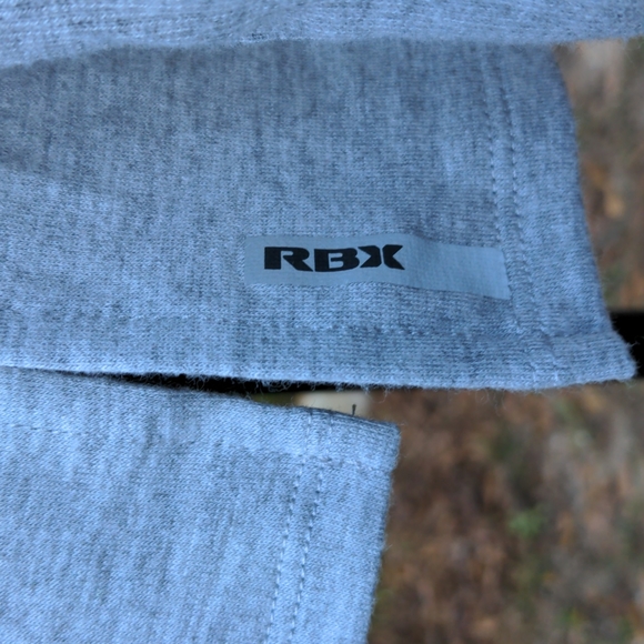 RBX Gray Hoodie with Kangaroo Pocket & Mesh Sleeves NWOT - Picture 9 of 10